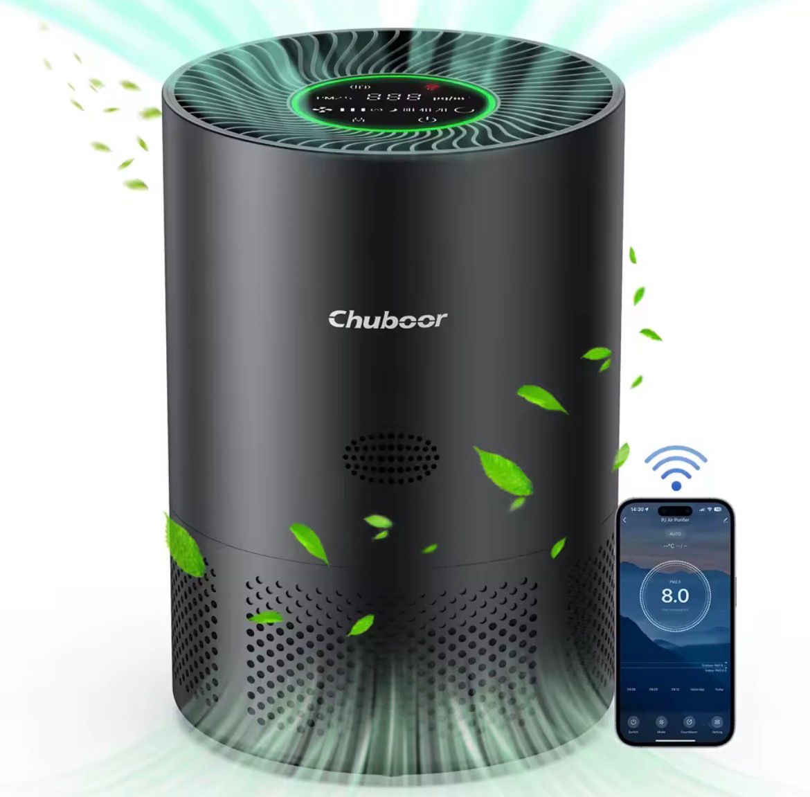 Chuboor Mat Zwart met app
